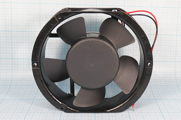 Вентилятор 172x150x51, напряжение 24В, мощность 65Вт, выводы 2L, подшипник скольжения, RQD17215051MS