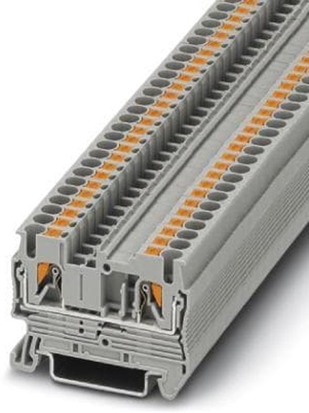 PT 2,5, Проходные клеммы, тип подключения Зажимы Push-in, количество точек подсоединения 2, полюсов 1