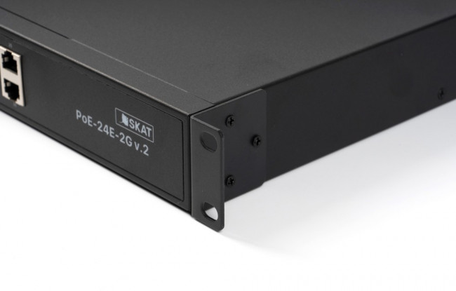 SKAT PoE-24E-2G v.2 коммутатор PoE Plus, мощность 300Вт, порты: 24-Ethernet, 2-Uplink SKAT PoE-24E-2G v.2 коммутатор PoE Plus, мощность 300Вт, порты: 24-Ethernet, 2-Uplink