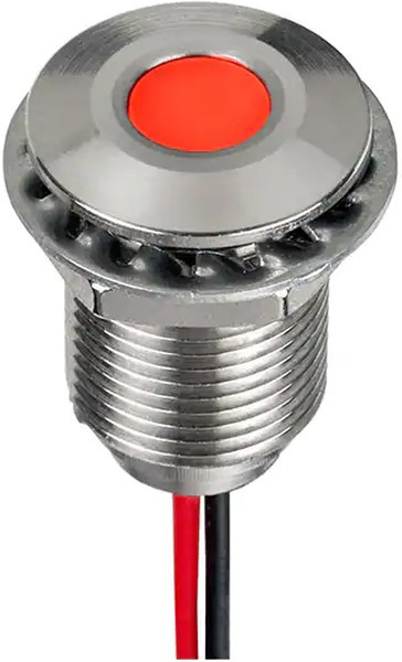 Q10F5SXXSR12E, Industrial Panel Mount Indicators / Switch Indicators Supr RED 12VDC LED Flush SS Wire Sealed Q10F5SXXSR12E, Industrial Panel Mount Indicators / Switch Indicators Supr RED 12VDC LED Flush SS Wire Sealed