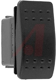 VLD2S00B-AZC00-000, Rocker Switches 2-pole, (ON) - OFF - (ON), 20A 12VDC not HP rated, Non-Illuminated, Sealed Contura II Rocker Black Switc