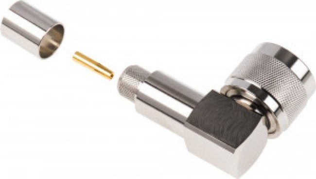 1-1337626-0, Plug Cable Mount N Connector, 50, Crimp Termination, Right Angle Body 1-1337626-0, Plug Cable Mount N Connector, 50, Crimp Termination, Right Angle Body