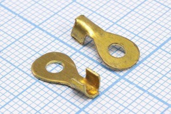 Клемма"O" d 3,8, латунь; №2892 клемма"O" d 3,8\\\лат\\\\