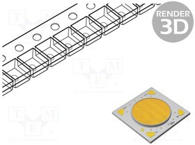 BXRV-TR-1840G-20A0-A-23, Power LED; COB,bicolour; white warm/neutral white; 500mA BXRV-TR-1840G-20A0-A-23, Power LED; COB,bicolour; white warm/neutral white; 500mA