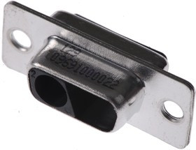 09691000022, 2 Way Cable Mount D-sub Connector Socket, 6.86mm Pitch