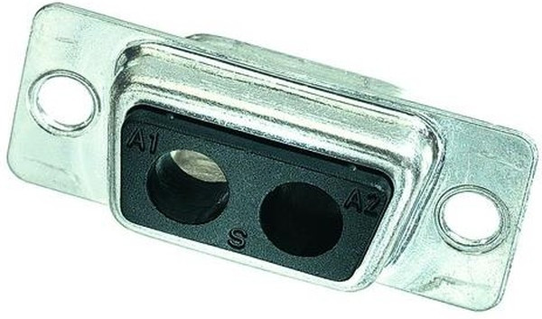 09691000022, 2 Way Cable Mount D-sub Connector Socket, 6.86mm Pitch