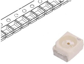 LO T67F-V1AB-24, LED; SMD; 3528,PLCC2; orange; 2.4?4.8lm; 710?1800mcd; 3.4x3x2.1mm