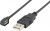 L99-029-1500, USB 2.0 Cable, Male Magnetic Rectangular to Female USB A Magnetic USB Cable, 1.5m