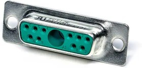 173107-0103, D-Sub Mixed Contact Connectors 11/1 MIXED SKT