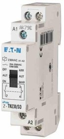 Z-TN24/1S1O, Реле: установочное, моностабильное, NC + NO, Uобмотки: 24ВAC, DIN