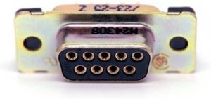 M24308/23-25Z, D-Sub MIL Spec Connectors 9POS Zn STR FML