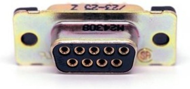 M24308/23-25Z, D-Sub MIL Spec Connectors 9POS Zn STR FML