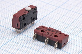 Микропереключатель, 220В/6А; №15742 ПКонц 20x 6 x10\220\ 6\ON-(ON)\\ H11\X4G303K1BB\