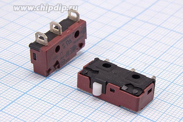 Микропереключатель, 220В/6А; №15742 ПКонц 20x 6 x10\220\ 6\ON-(ON)\\ H11\X4G303K1BB\