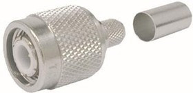 TC-195-TM-X, RF Connectors / Coaxial Connectors TNC-Male (plug) crimp connector; no braid trim TC-195-TM-X, RF Connectors / Coaxial Connectors TNC-Male (plug) crimp connector; no braid trim