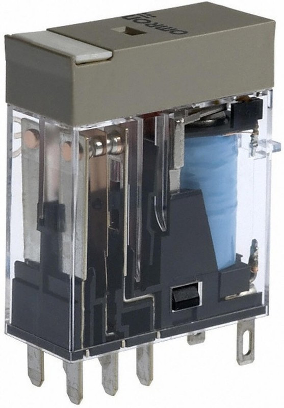 G2R-2-S-DC24(S), Реле электромагнитное, промежуточное, Uобмотки 24В