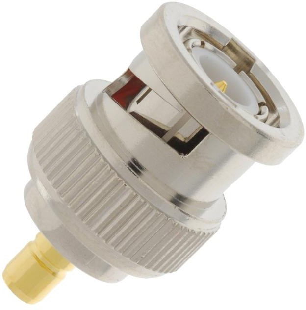 242184, RF Adapters - Between Series BNC PLUG TO SMB JACK ADAPTER