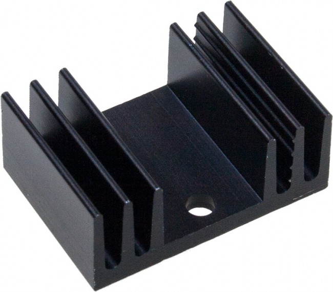 SK 09 20 SA- TO 220, Heat Sink Passive TO-220 Extruded SMD Aluminum 15.7K/W Black Anodized