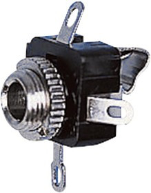 PSG08284, Телефонный аудио разъем, 3 контакт(-ов), Гнездо, 3.5 мм, Монтаж на Шасси