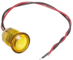 CNX714C400FVW, LED Panel Mount Indicators TUFFLED FLEXVOLT PMI 14MM YELLOW