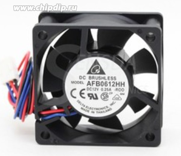 Вентилятор Delta Electronics AFB0612HH 60x25мм 12V 0.17A OEM