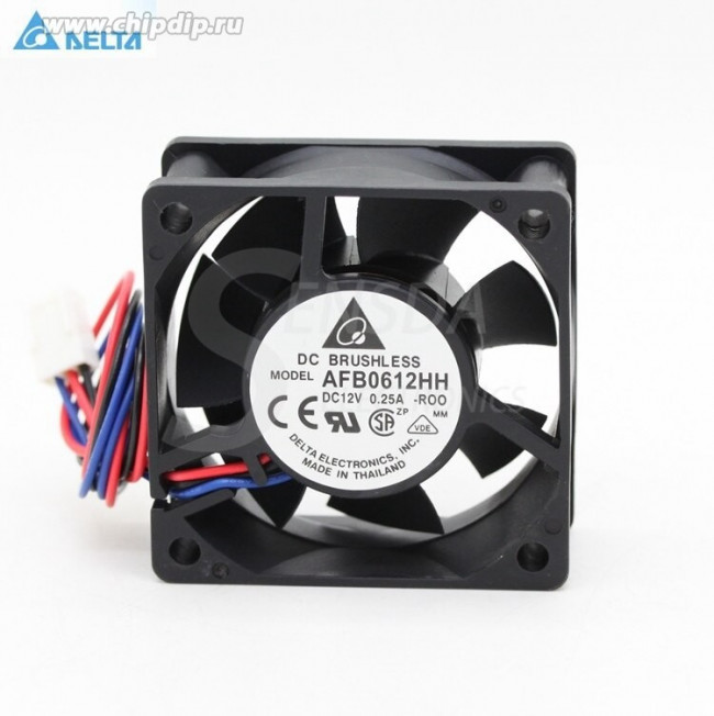 Вентилятор Delta Electronics AFB0612HH 60x25мм 12V 0.17A OEM