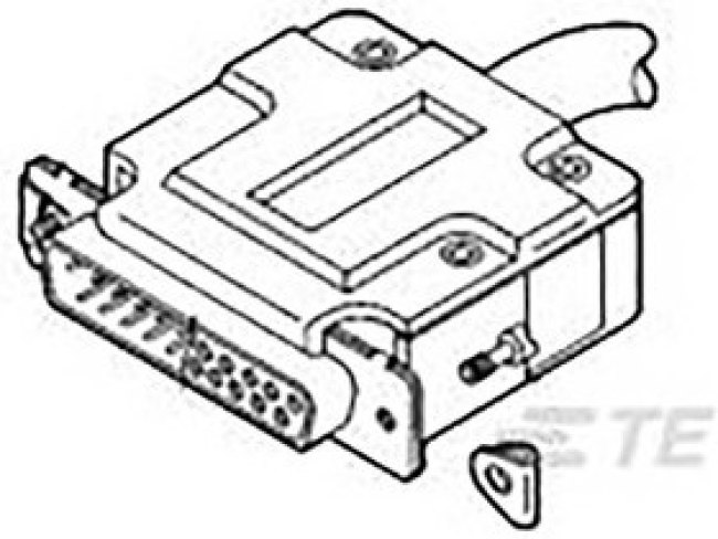 1-5207908-3, AMPLIMITE Series Backshell/Cable Clamp For Use With AMPLIMITE Subminiature D Connectors 1-5207908-3, AMPLIMITE Series Backshell/Cable Clamp For Use With AMPLIMITE Subminiature D Connectors