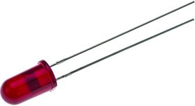 L-7113SURCK, Светодиод 5мм/красный/630нм/ 300-650мкд/матовый красный/30°