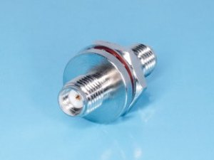 SMA-IB, SMA I-коннектор, гнездо-гнездо на приборный блок, крепление гайка SMA-IB, SMA I-коннектор, гнездо-гнездо на приборный блок, крепление гайка