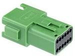 0934446233, Conn Housing RCP 12 POS Crimp ST Cable Mount Green Bag