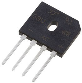 GBU408, выпрямительный диодный мост, 800В, 4А (GBU)