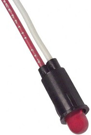5100H1, LED Panel Mount Indicators RED DIFFUSED 1/4" MOUNTING HOLE