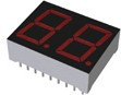 LBP-602VK2, LBP-602VK2 2 Digit LED LED Display, CC Red 36 mcd RH DP 14.3mm