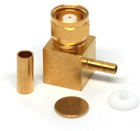 1715-1521-003, RF Connectors / Coaxial Connectors 75 OHM / RIGHT ANGLE PLUG FEMALE CRIMP TYPE FOR 2.6/75 S GOLD 1715-1521-003, RF Connectors / Coaxial Connectors 75 OHM / RIGHT ANGLE PLUG FEMALE CRIMP TYPE FOR 2.6/75 S GOLD