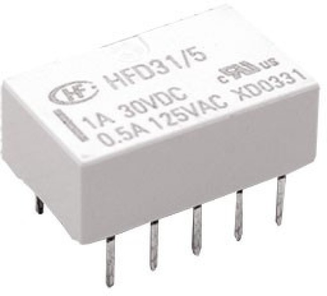 HFD31/5, Реле блокировки с одной катушкой, 5 VDC, DIP
