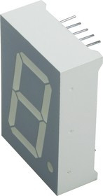 SA10-21GWA, Дисплей: LED, 7-сегментный, 25,4мм, 1", II.зн: 1, зеленый, 8-24мкд