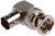 B5072A1-ND3G-75, Соединитель, гнездо BNC, вилка BNC, угловой 90°, 75Ом, позолота