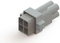 567-004-000-310, Pin &amp; Socket Connectors 4P 5A MALE HSNG BLK 5.0 x 5.9MM PITCH