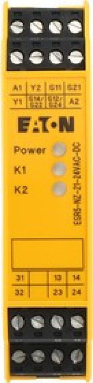 118703 ESR5-NZ-21-24VAC-DC, Dual-Channel Safety Switch/Interlock, Two Hand Control Safety Relay, 24V, 2 Safety Contacts
