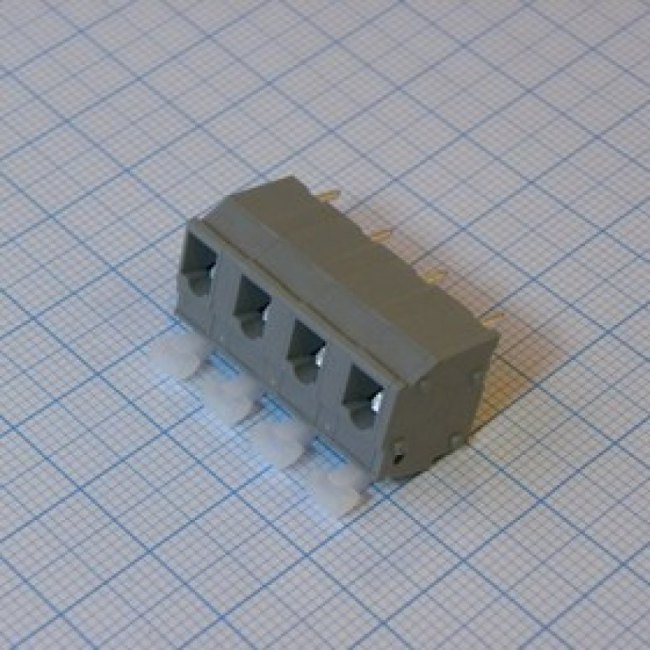 DG242V-7.5-04P-11-00A(H), Нажимной, безвинтовой клеммный блок