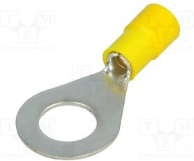 BM00343, Наконечник: кольцевой, M10, d: 10,5мм, 4-6мм2, обжим, на провод