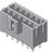 172299-1108, Headers &amp; Wire Housings ULTRAFIT 3.5MM 8CKT HDR VT D/R F BLK TIN