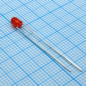 FYL-3004SRD1L, Светодиод 3мм/красный/ 625нм/50мкд/40°