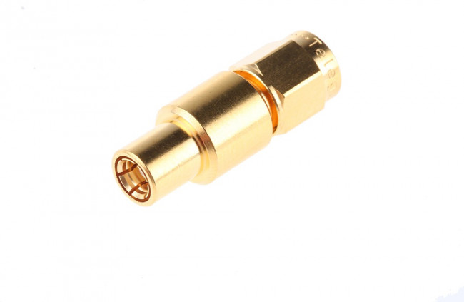 J01155A0031, Straight 50 RF Adapter SMA Plug to SMB Socket