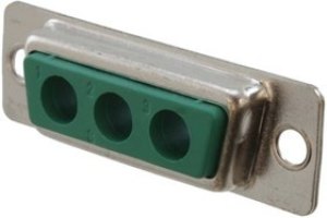 09 69 200 0033, Комбинированный разъем D Sub, смешанных сигналов, Серия D Sub-M, DA-3W3, Гнездо, 3 контакт(-ов)