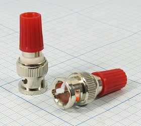 Разъем BNC вилка - клемма приборная, d6