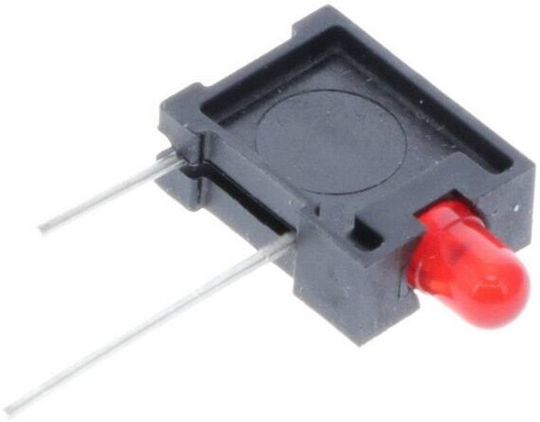 0035.7022, LED; in housing; red; 3mm; -25?85°C; IP40; Kind: prominent