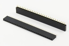 Разъем PBS-1x28 розетка, шаг P2.54, контакты 28P, h-8.4, монтаж на плату