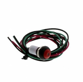 PB6B2FM3M1CAL07S500, Pushbutton Switches PB OFF/ON FC Red Blue LED IP68 .5m L