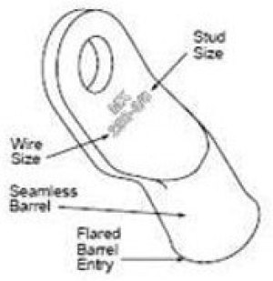 0192210251, Terminals BATTERY CABLE LUG PLTD (BCL-4012-PL) SPM 0192210251, Terminals BATTERY CABLE LUG PLTD (BCL-4012-PL) SPM